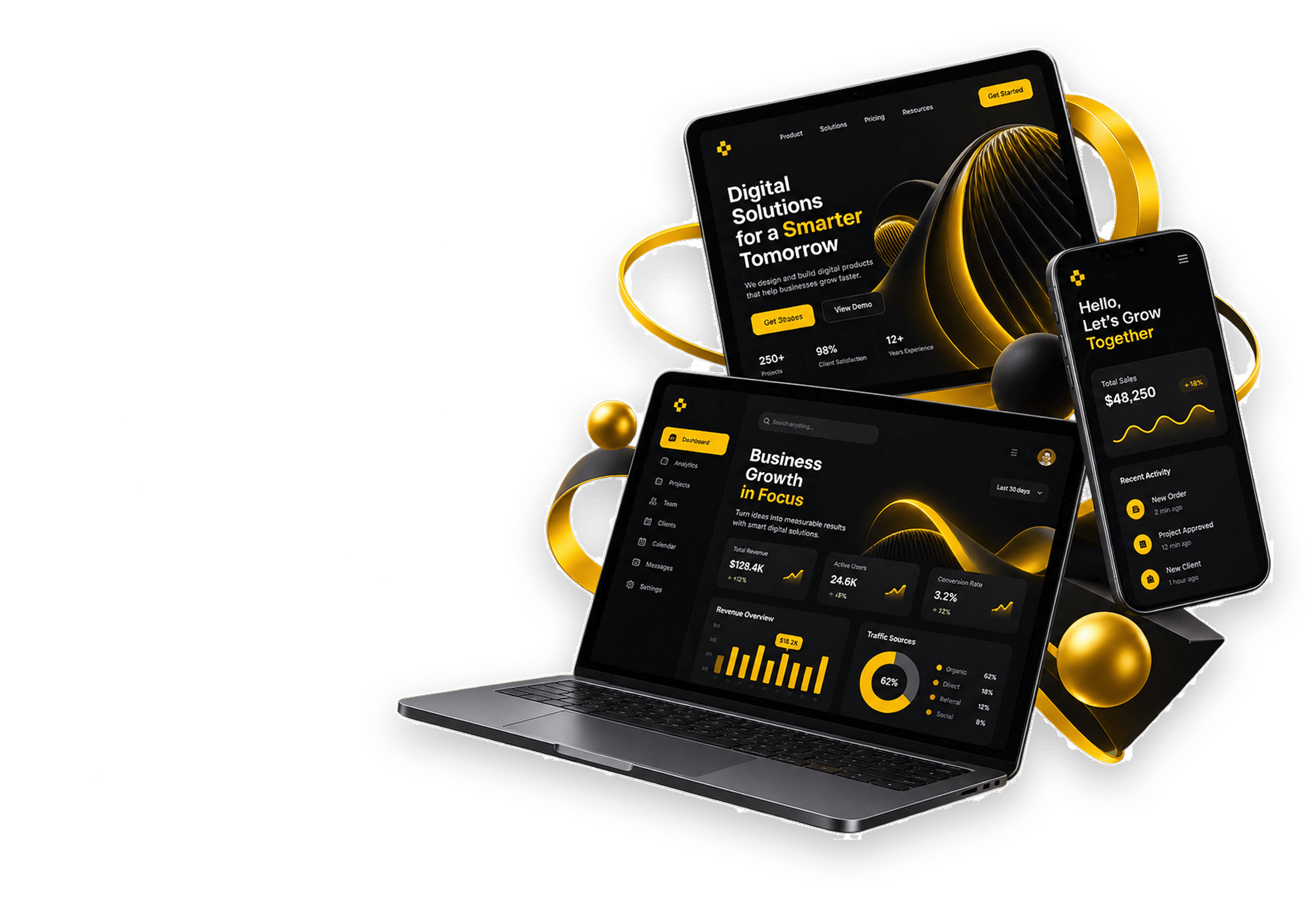 Digital dashboard devices
